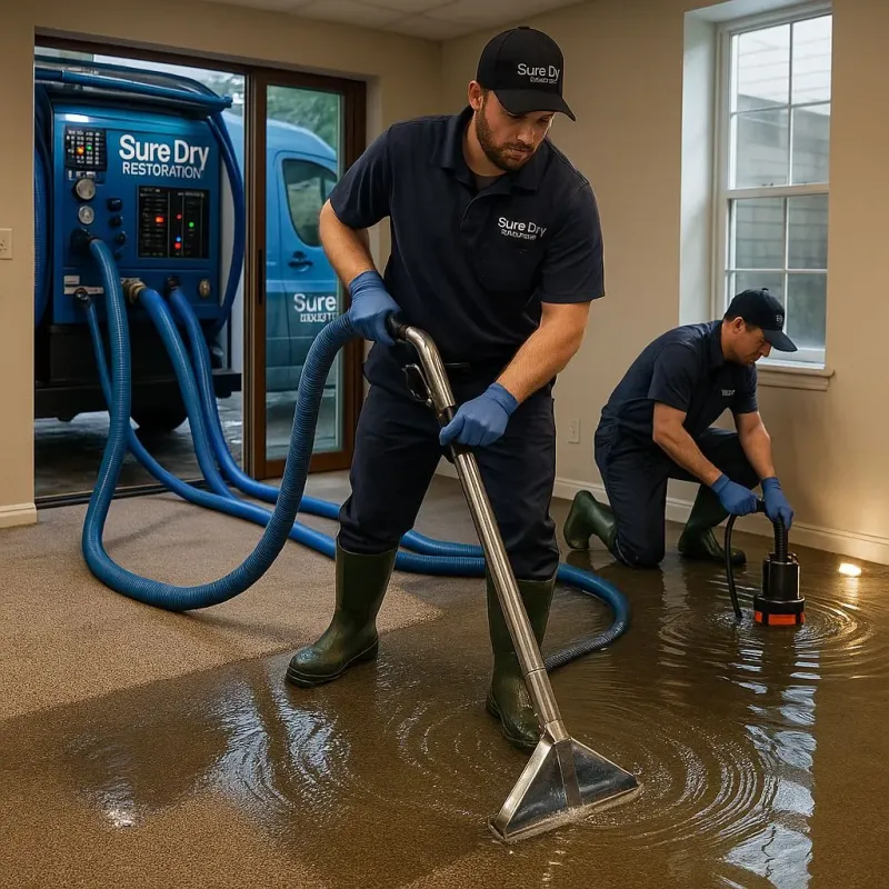Water Extraction and Removal process in Lincoln, AL